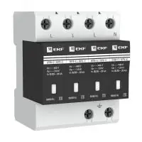 Ограничитель импульсных напряжений серии ОПВ-C/4P In 20кА 400В EKF - foto