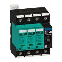 Ограничитель импульсных перенапряжений (УЗИП) OptiDin OM-I-3+Nu-280/12,5/R - foto